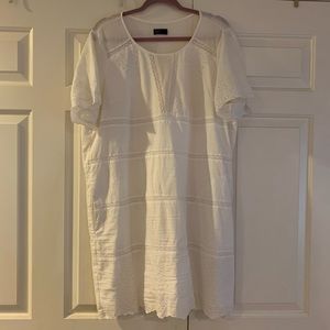 Gap White Cotton Dress XXL